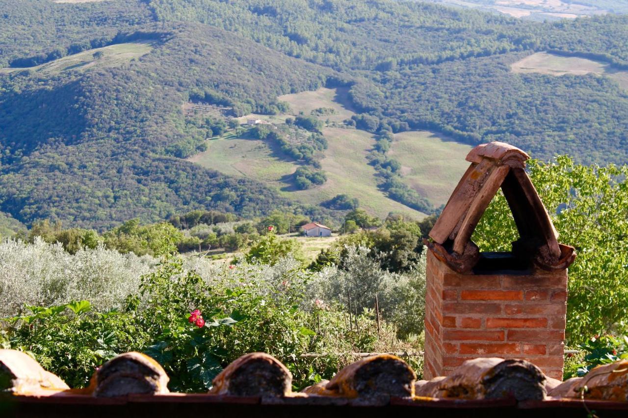 Poggio Al Vento Pensionat Castiglione dʼOrcia Exteriör bild