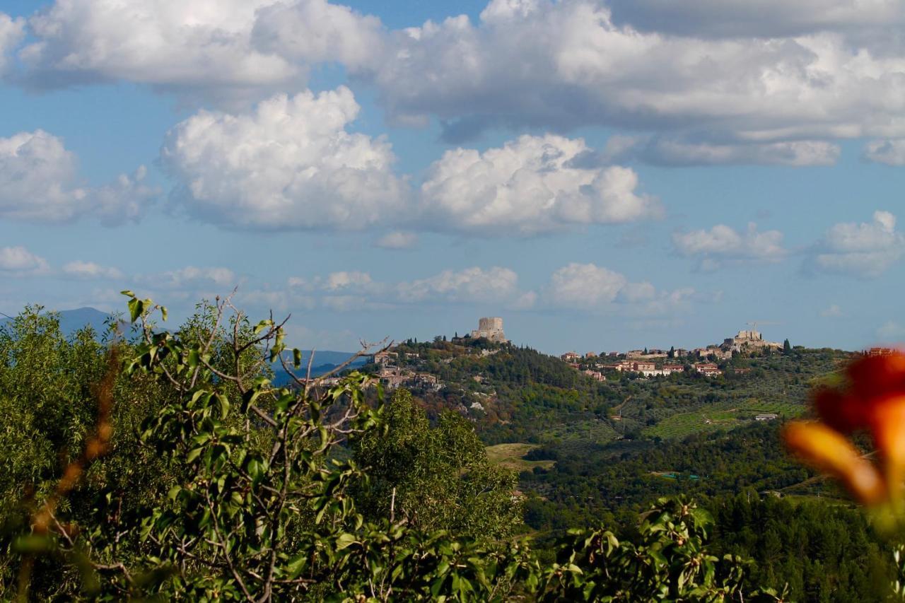 Poggio Al Vento Pensionat Castiglione dʼOrcia Exteriör bild