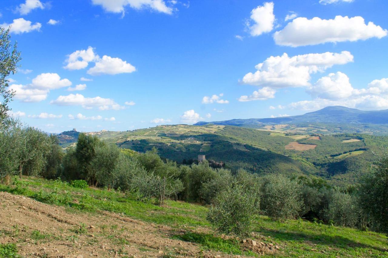 Poggio Al Vento Pensionat Castiglione dʼOrcia Exteriör bild