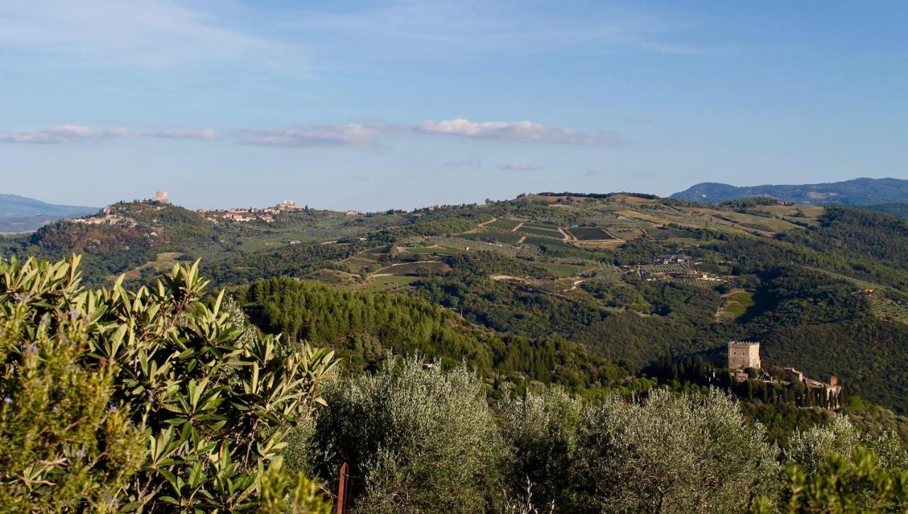 Poggio Al Vento Pensionat Castiglione dʼOrcia Exteriör bild