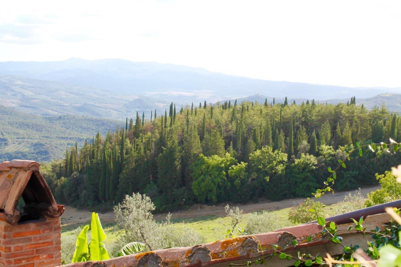 Poggio Al Vento Pensionat Castiglione dʼOrcia Exteriör bild