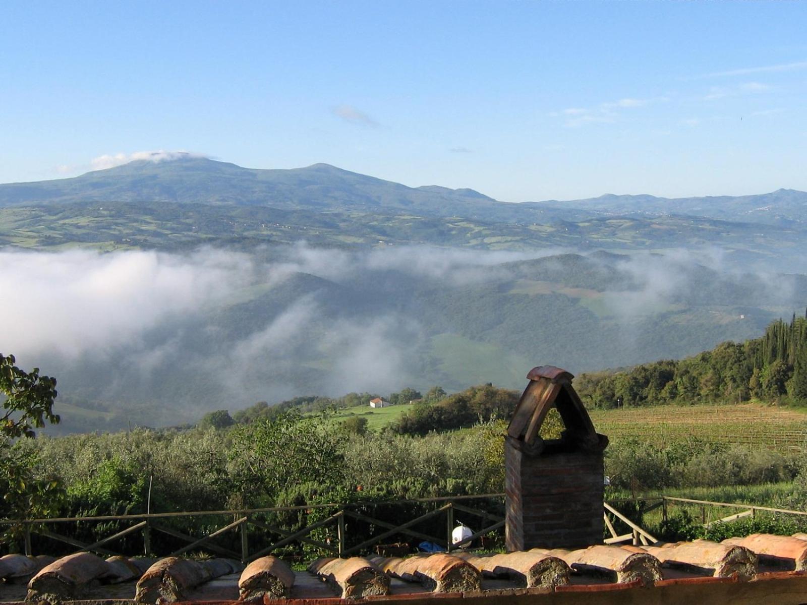 Poggio Al Vento Pensionat Castiglione dʼOrcia Exteriör bild