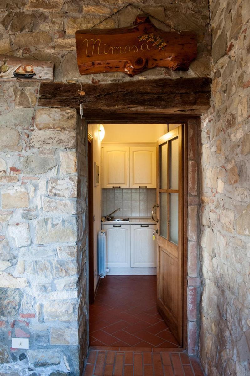 Poggio Al Vento Pensionat Castiglione dʼOrcia Exteriör bild