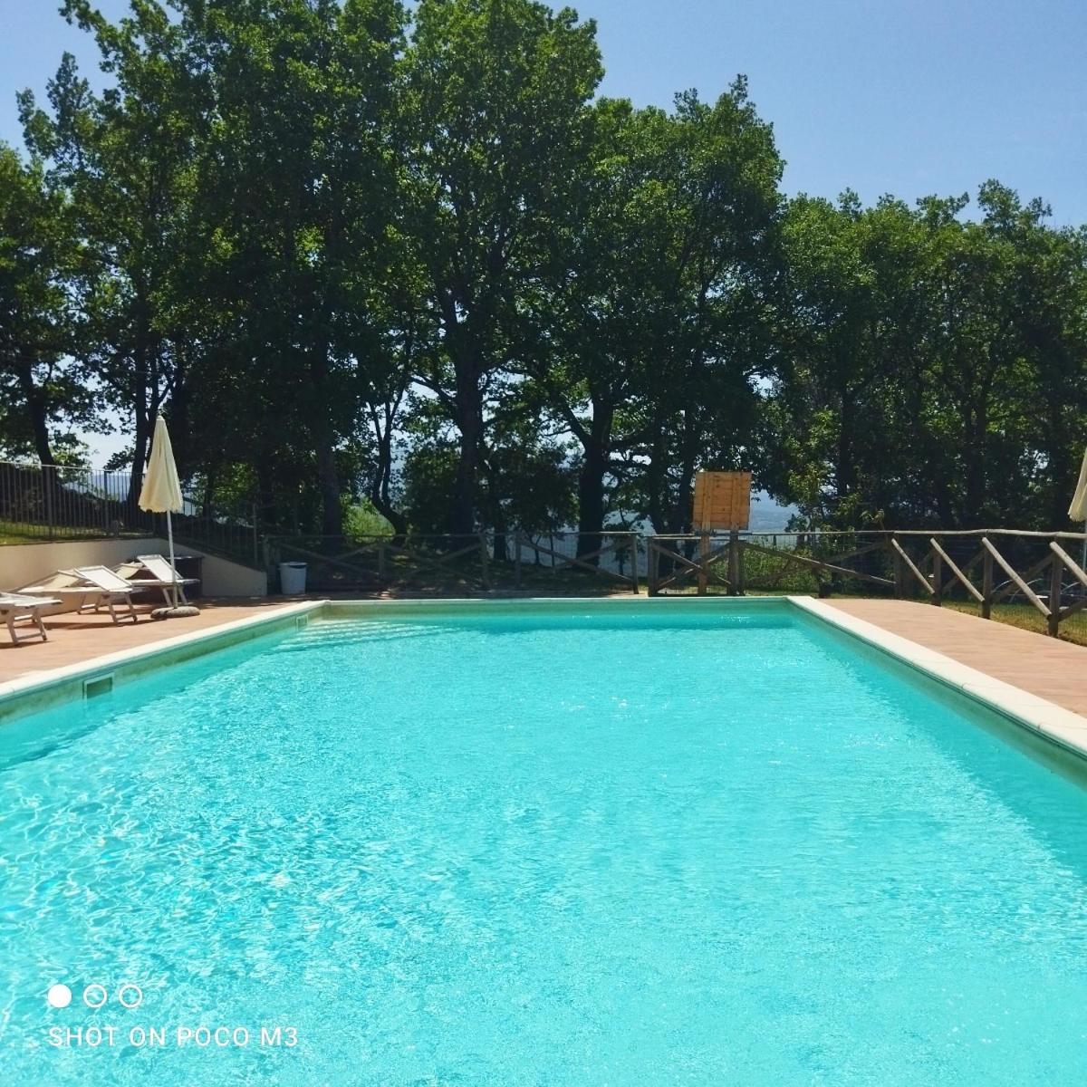 Poggio Al Vento Pensionat Castiglione dʼOrcia Exteriör bild